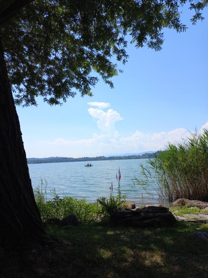 Appartamento Miralago Con Giardino Sul Lago Гавирате Екстериор снимка